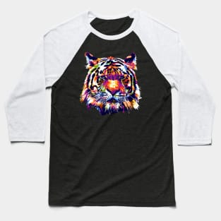 Tiger Head Pop art Baseball T-Shirt